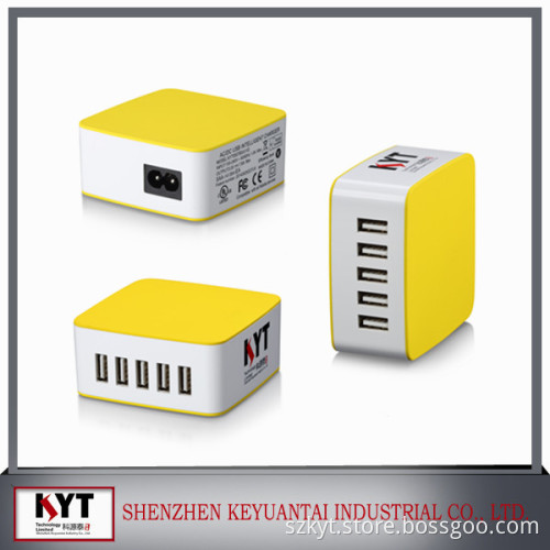 KC approval 8A Multi Port Usb Wall Charger Station, Multi Port Usb Charger for Smartphone and Tablets